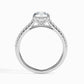 1ct Round Lab Diamond Wed Solitaire Ring