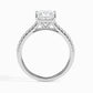 Hermit 1ct Princess Lab Diamond Ring