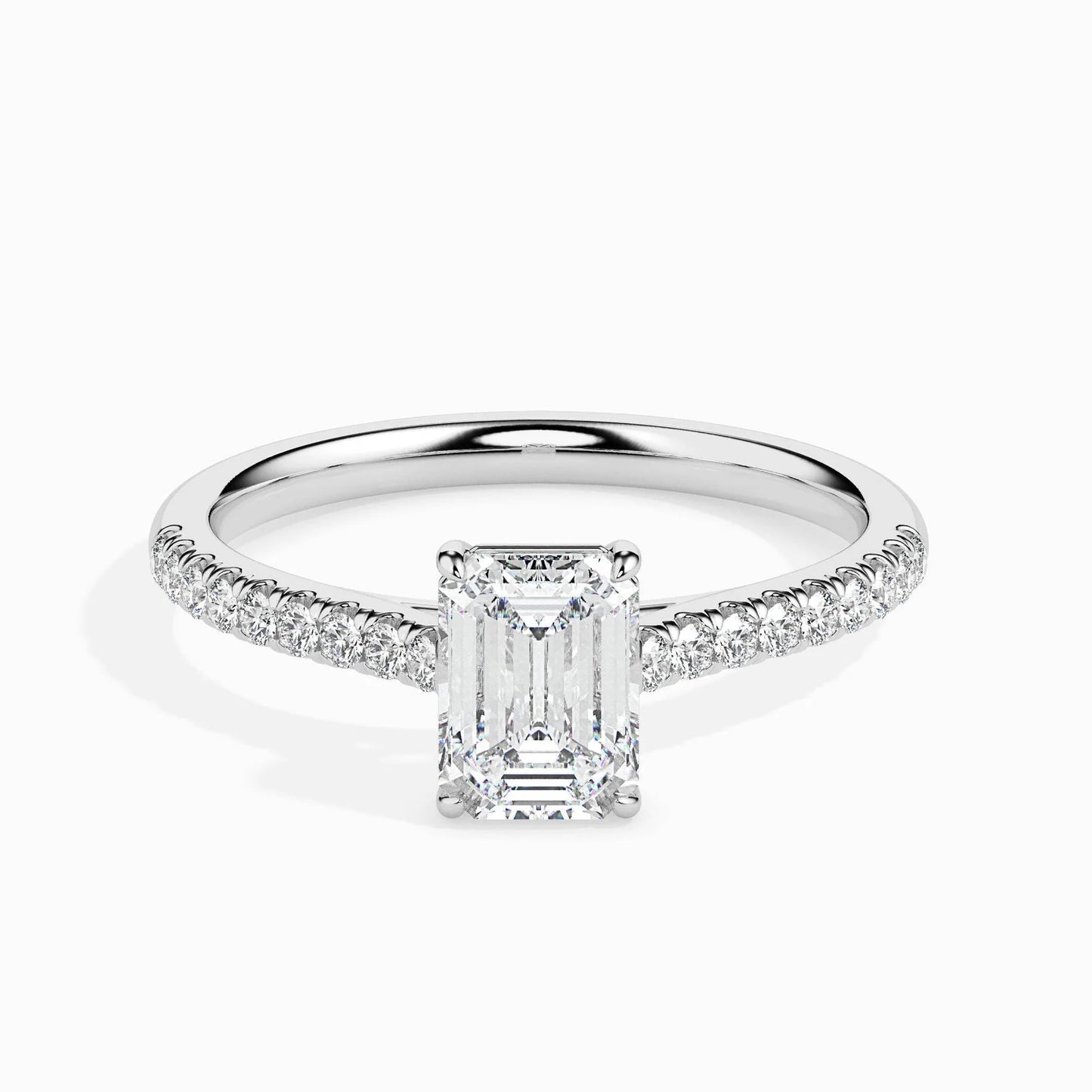 Bingle 1ct Emerald Lab Diamond Ring