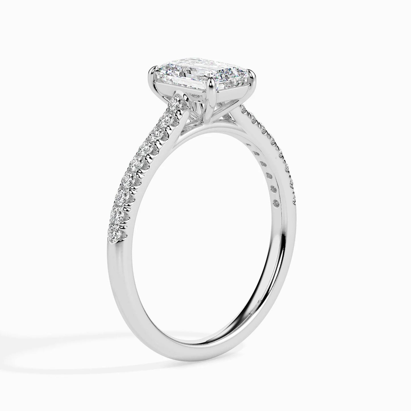 Bingle 1ct Emerald Lab Diamond Ring