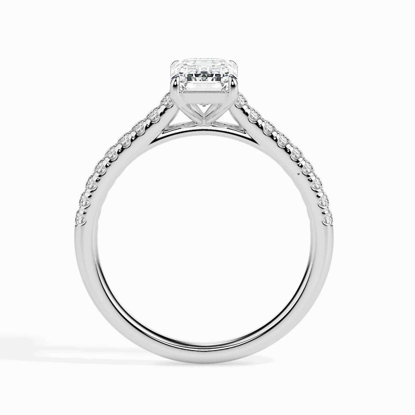 Bingle 1ct Emerald Lab Diamond Ring