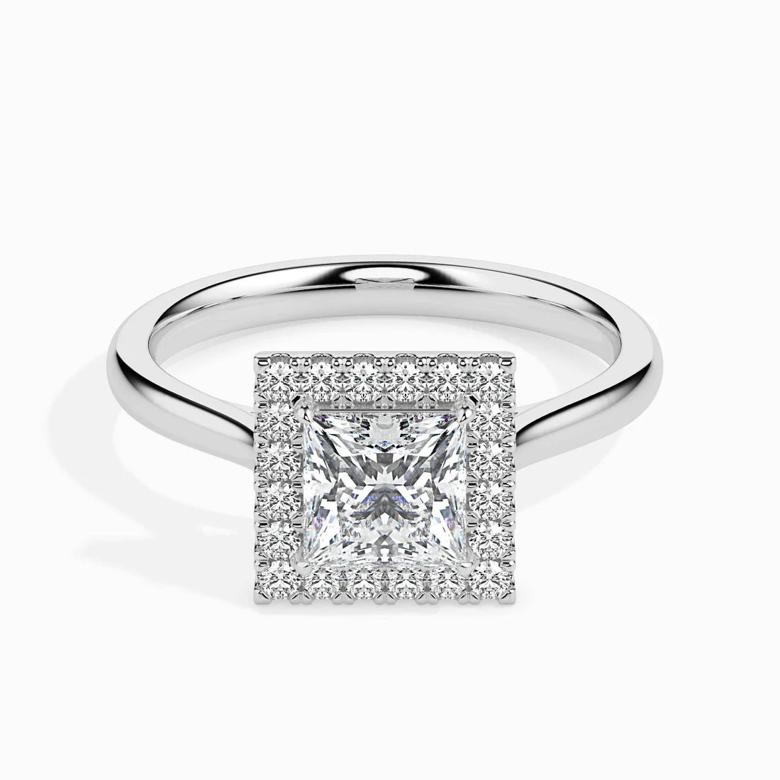 50 Pointer Princess Halo Lab Diamond Vivian Ring