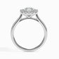 Eden Halo 1ct Asscher Lab Diamond Ring