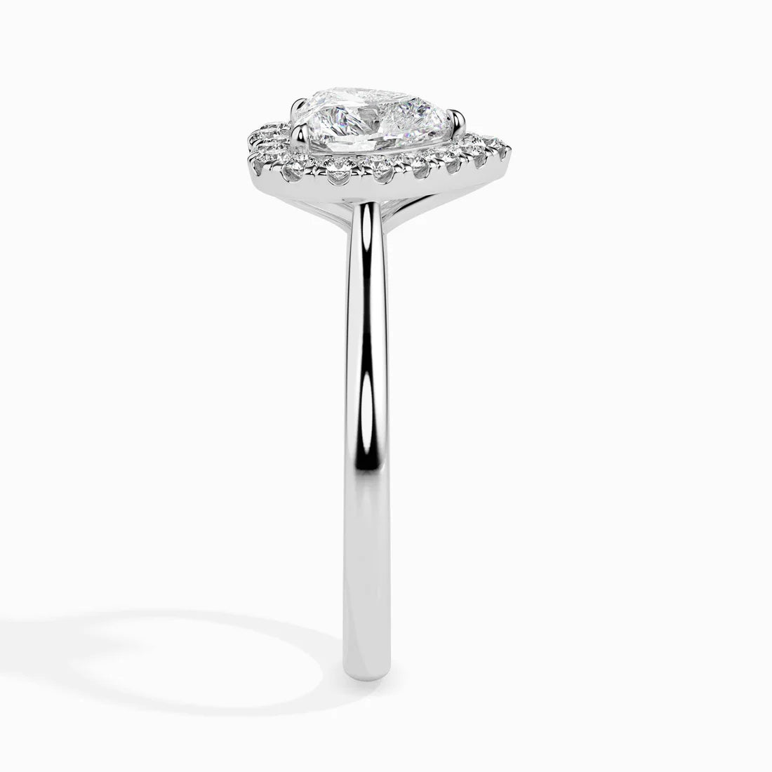 1ct Heart Halo Lab Diamond Welkin Ring