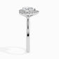 Welkin 1ct Heart Halo Lab Diamond Ring