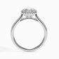 Flourish Halo 1ct Marquise Lab Diamond Ring