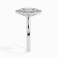Flourish Halo 1ct Marquise Lab Diamond Ring