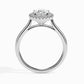 Sprico 1ct Pear Halo Lab Diamond Ring