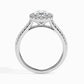 50 Pointer Oval Halo Lab Diamond Bliss Ring