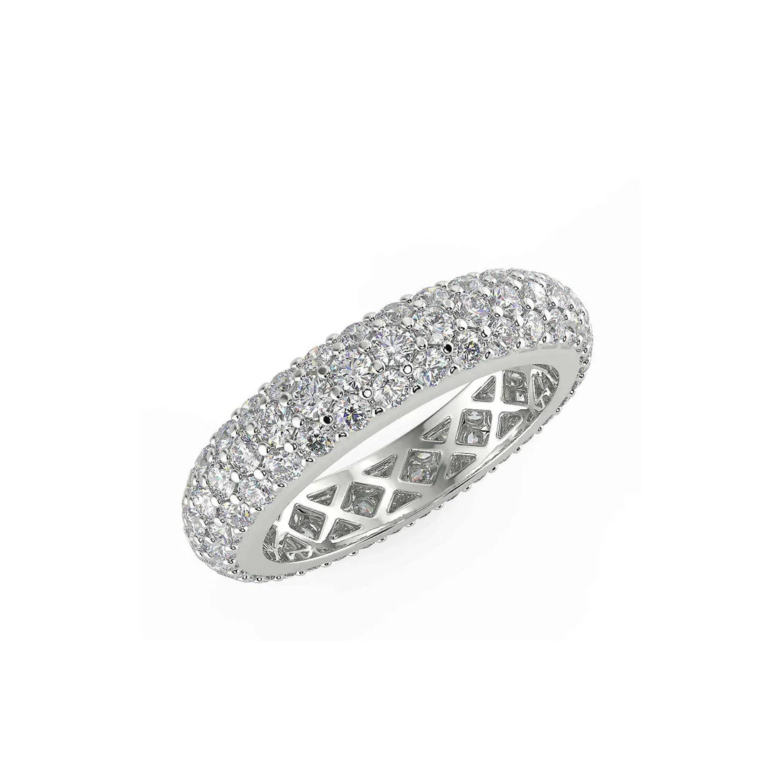 Mass Lab Grown Diamond Eternity Ring
