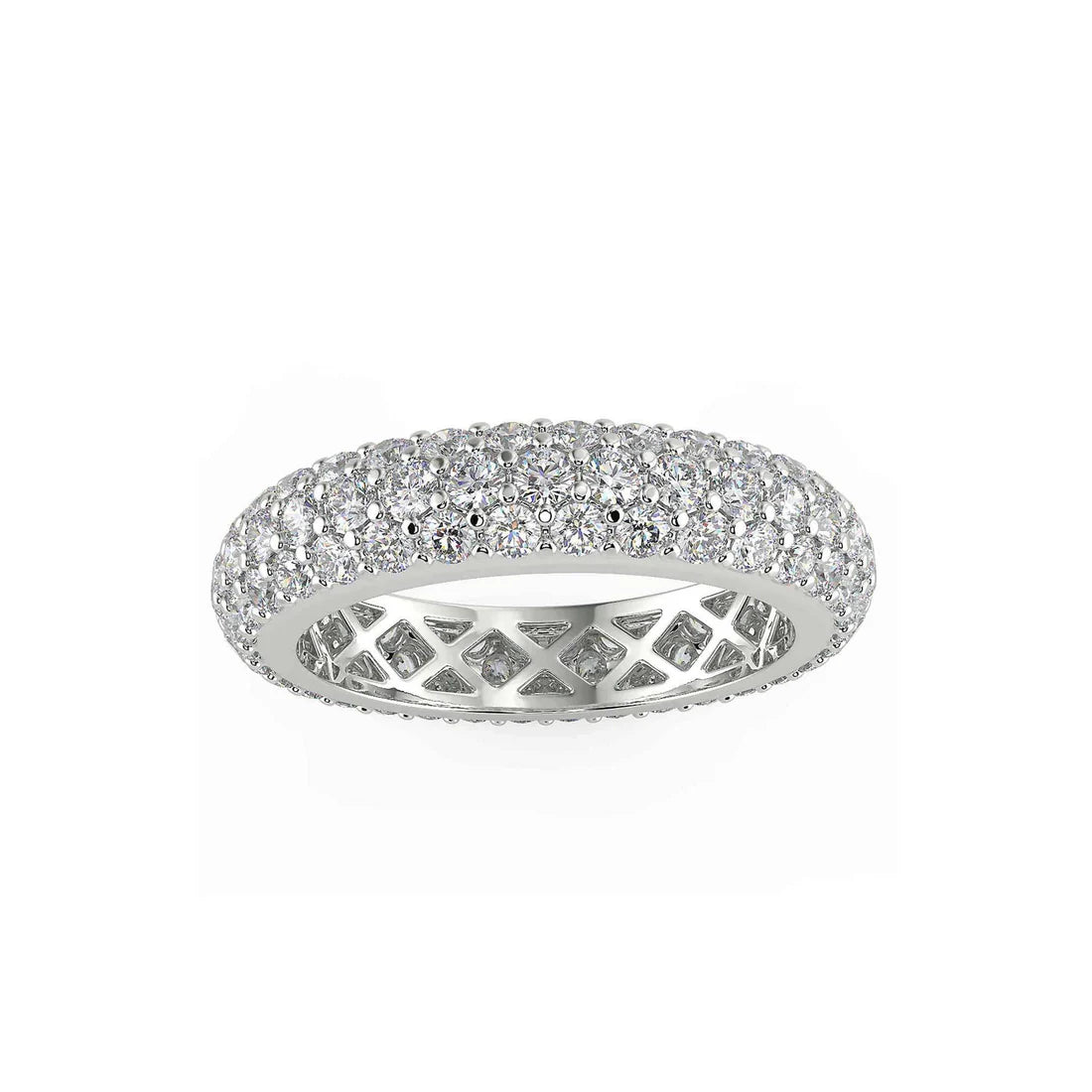Mass Lab Grown Diamond Eternity Ring