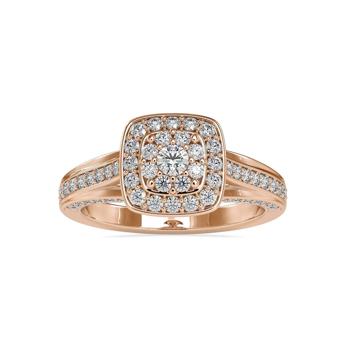 Starlet Halo Lab Diamond Ring