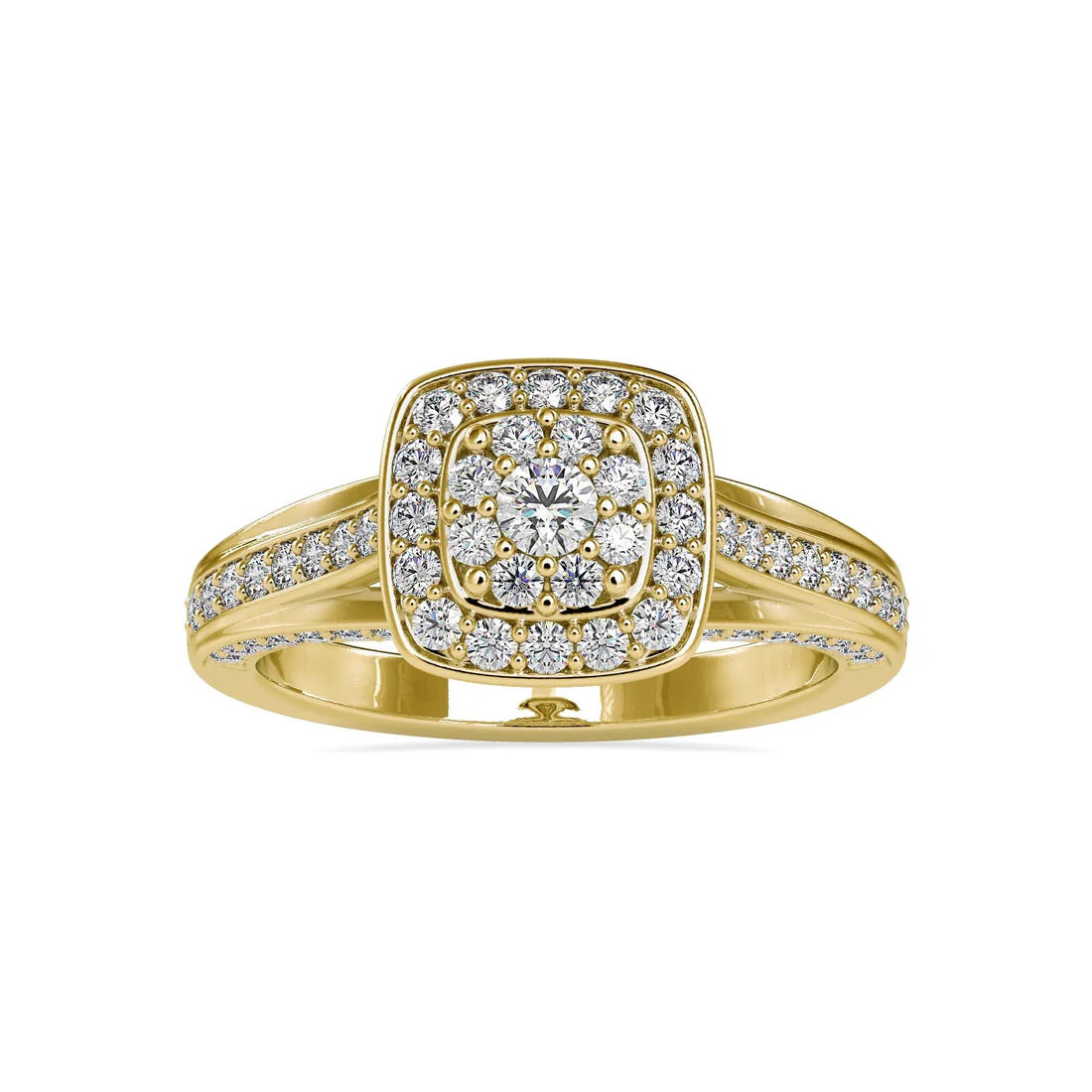 Starlet Halo Lab Diamond Ring