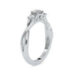 Lisa Three Stone Lab Diamond Ring