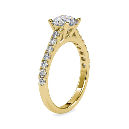 Emelia 1.25ct Round Lab Diamond Engagement Ring