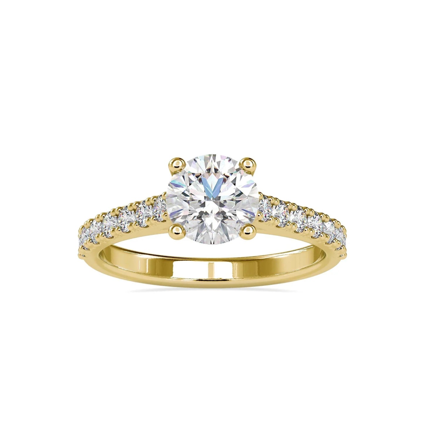 Emelia 1.25ct Round Lab Diamond Engagement Ring