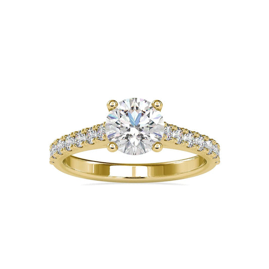 Emelia 1.25ct Round Lab Diamond Engagement Ring