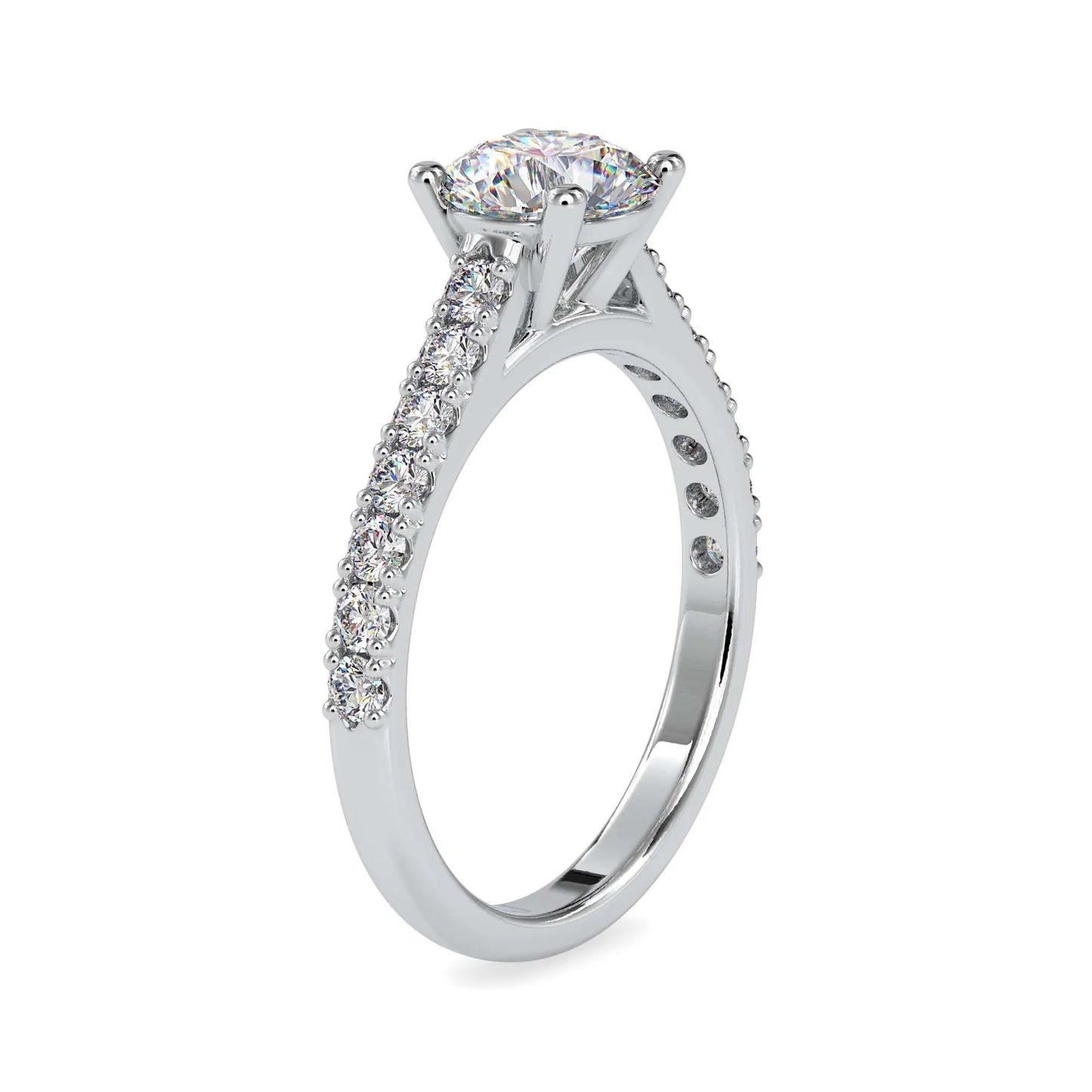 Emelia 1.25ct Round Lab Diamond Engagement Ring