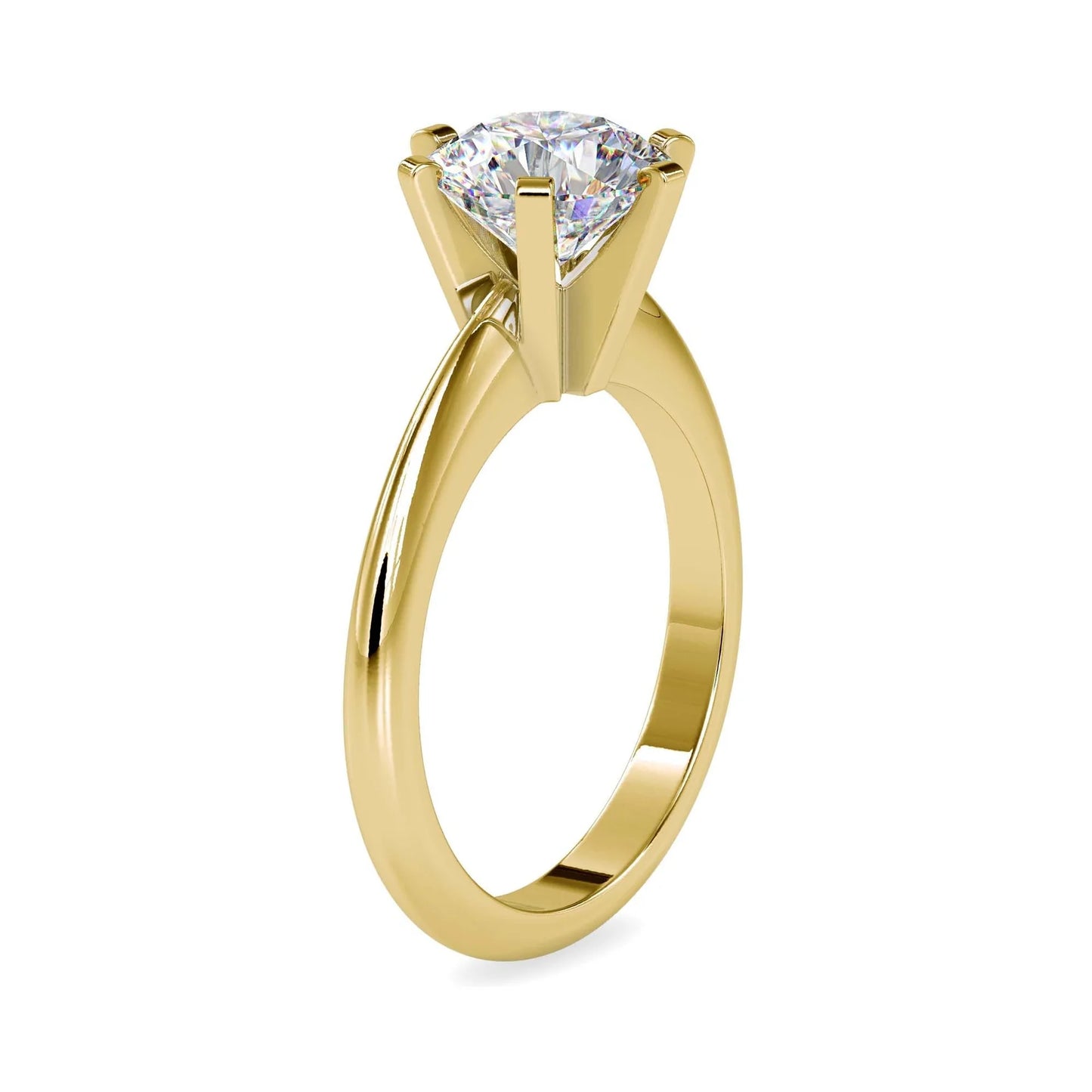 Floret 1.50ct Round Lab Diamond Ring