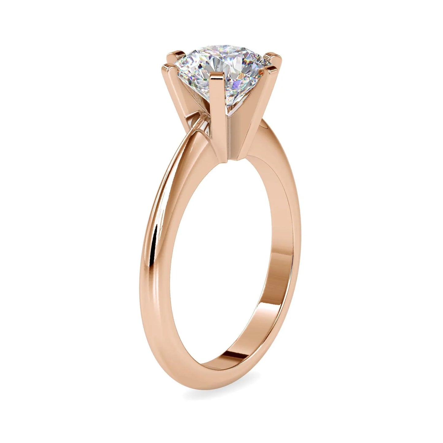 Floret 1.50ct Round Lab Diamond Ring