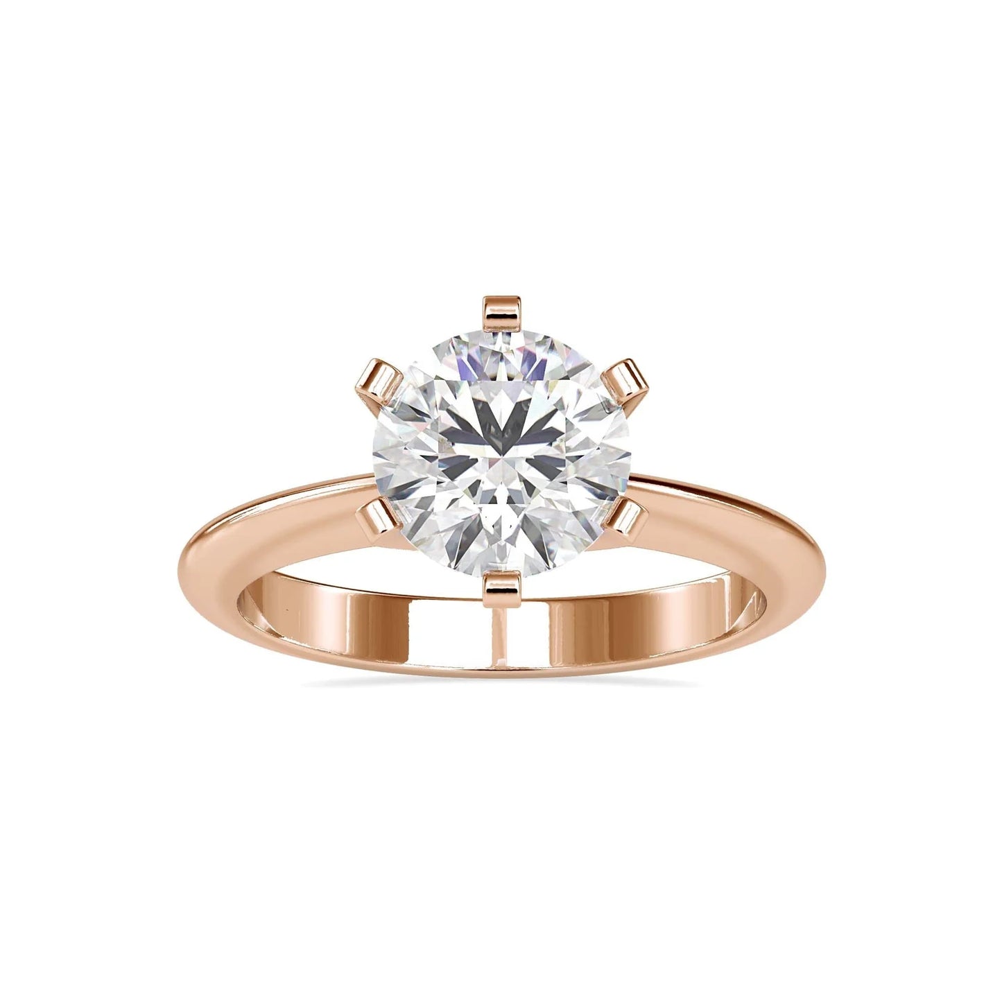 Floret 1.50ct Round Lab Diamond Ring