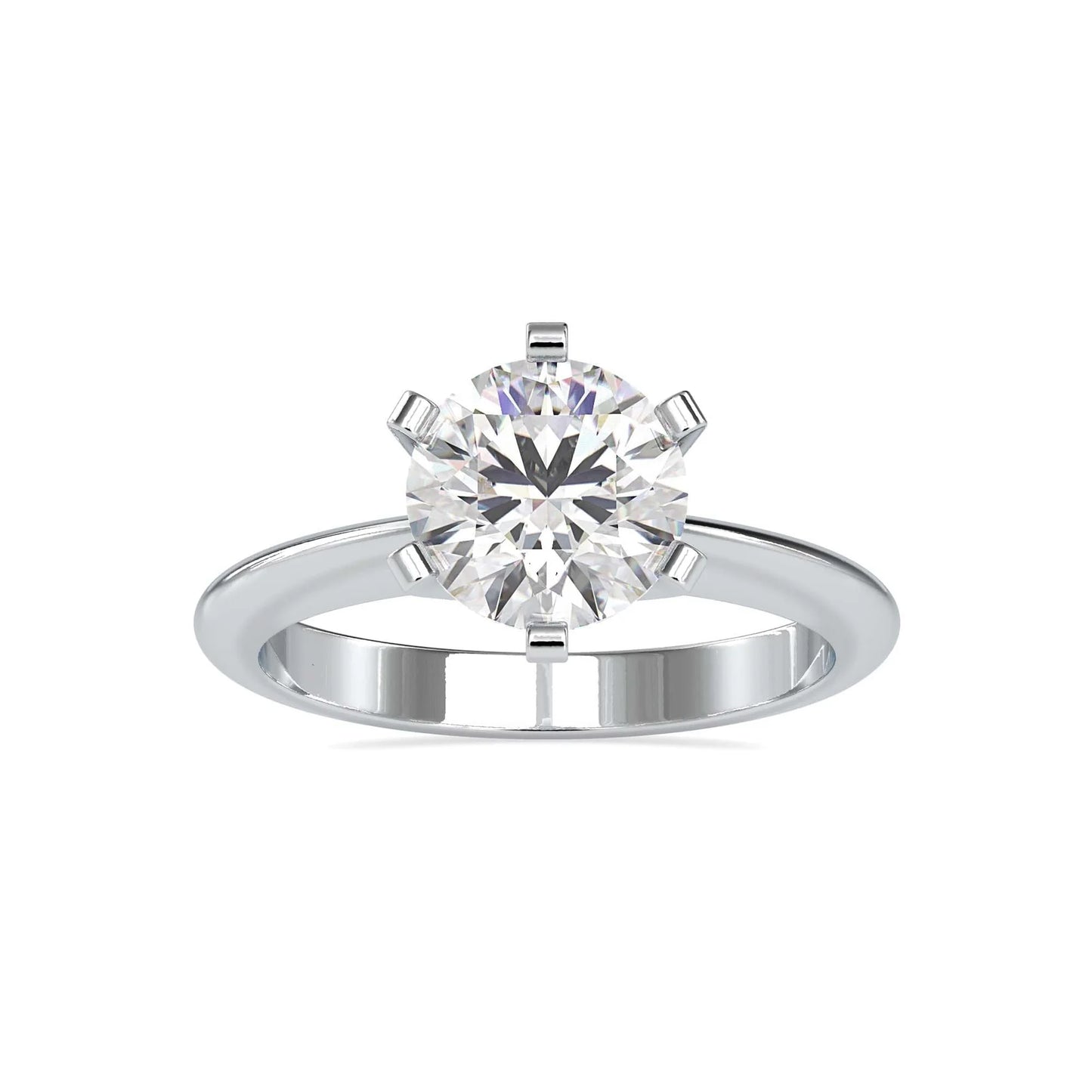 Floret 1.50ct Round Lab Diamond Ring