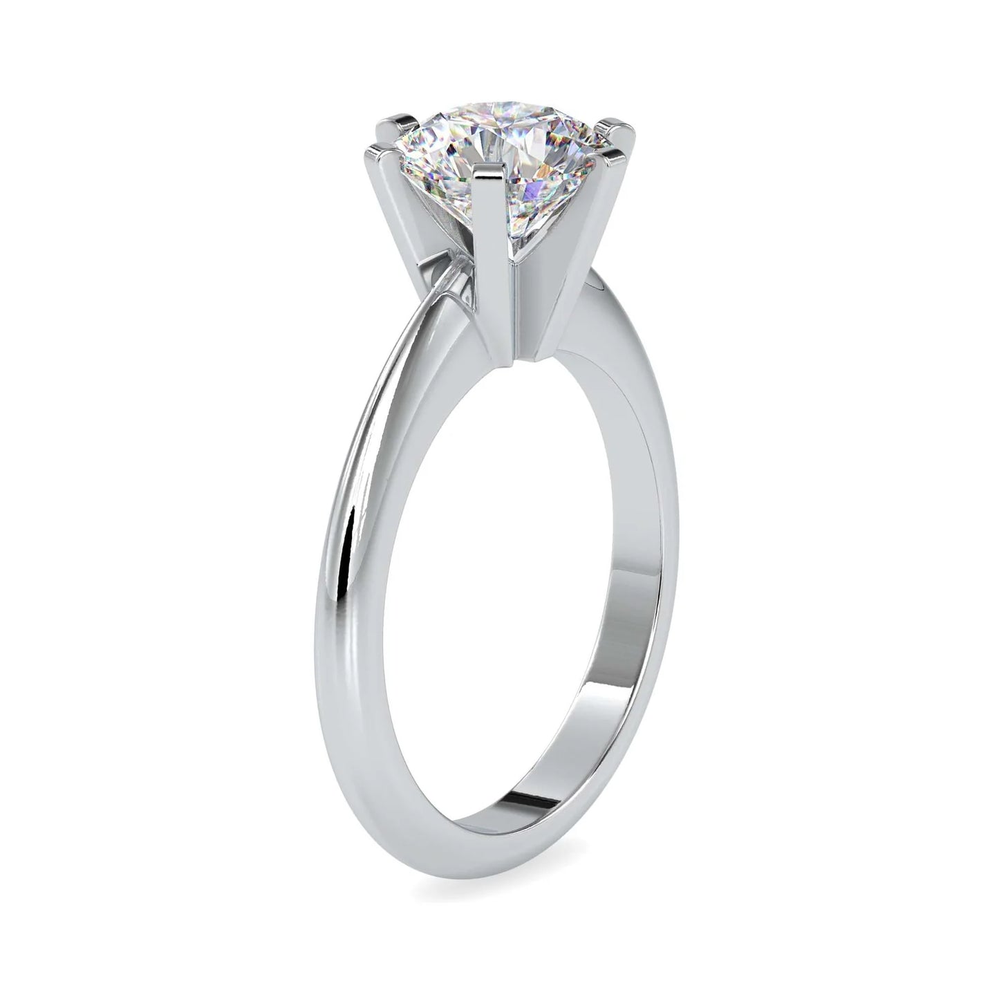 Floret 1.50ct Round Lab Diamond Ring