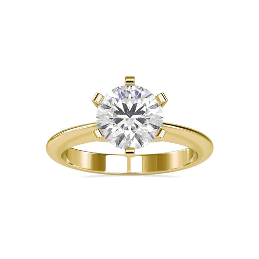 Floret 1.50ct Round Lab Diamond Ring