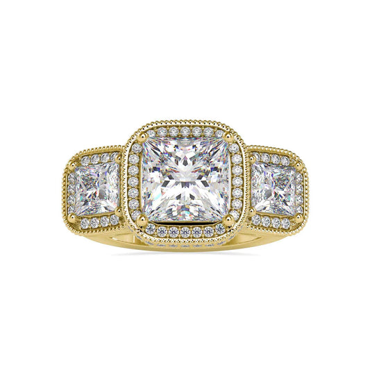 Muse Lab Grown Diamond 3 Stone Ring