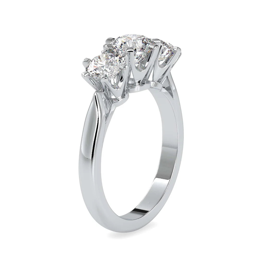 Communal Lab Grown Diamond 3 Stone Ring