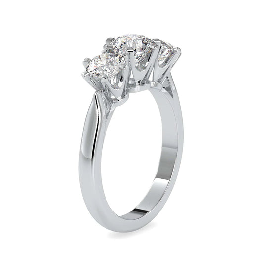 Communal Lab Grown Diamond 3 Stone Ring