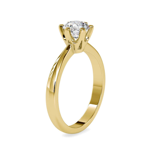 Bianca 0.90ct Round Lab Diamond Ring