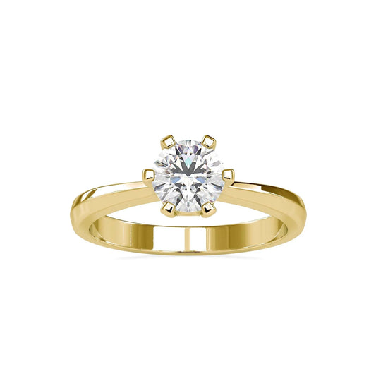 Bianca 0.90ct Round Lab Diamond Ring