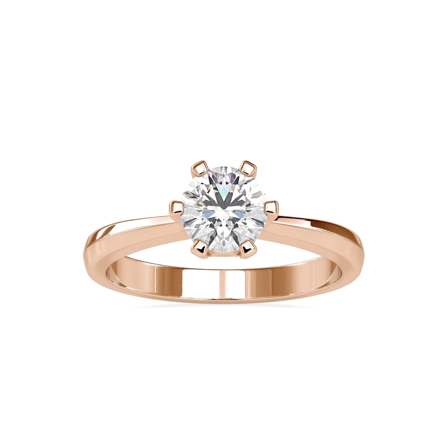 Bianca 0.90ct Round Lab Diamond Ring