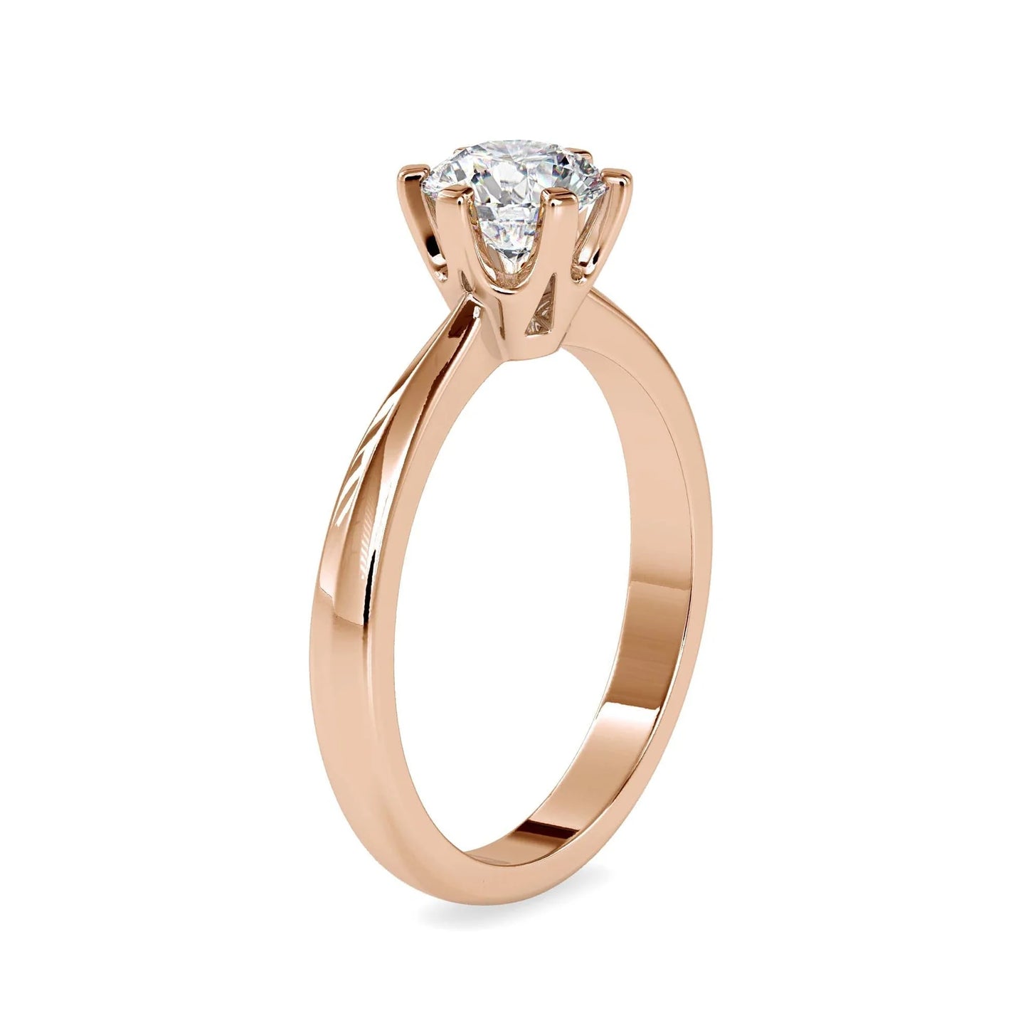 Bianca 0.90ct Round Lab Diamond Ring