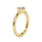 Bezel 0.55 Pointer Round Solitaire Engagement Lab Diamond Ring