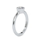 Bezel 0.55 Pointer Round Solitaire Engagement Lab Diamond Ring
