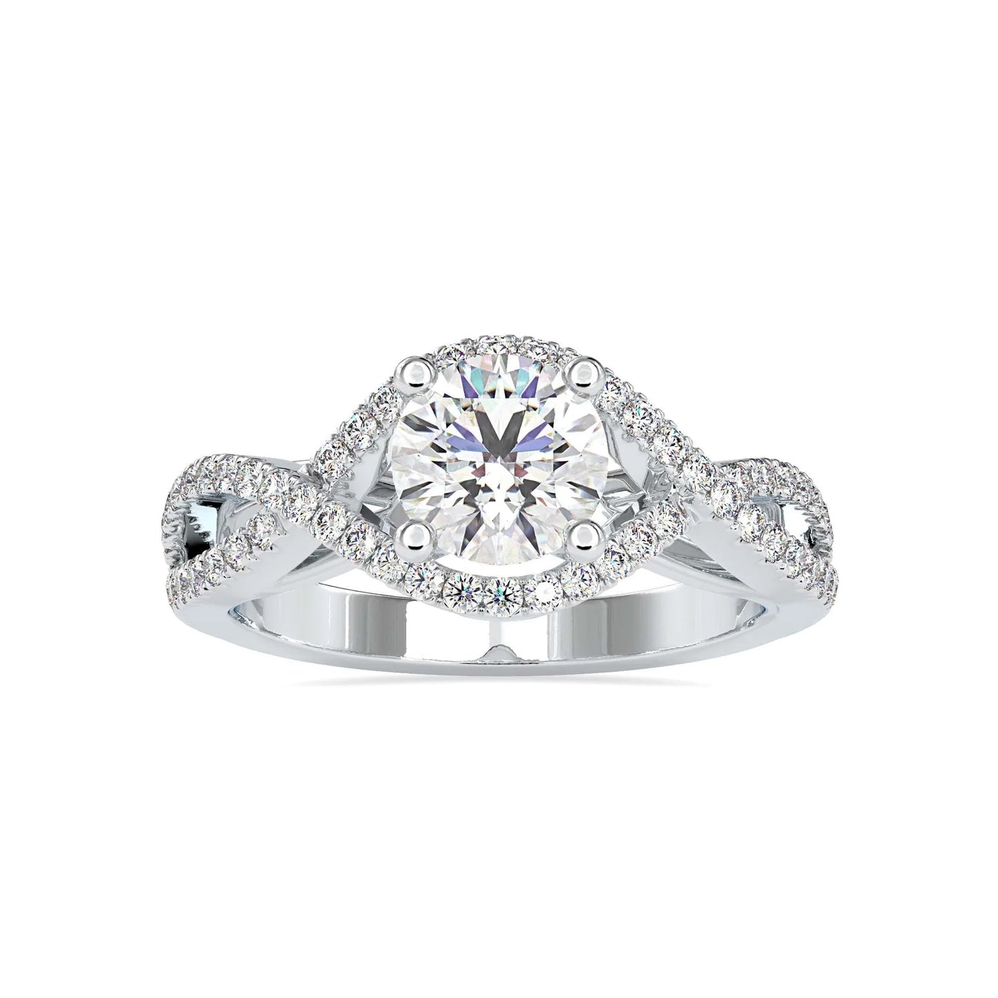 Infinity 1.05ct Round Lab Diamond Ring