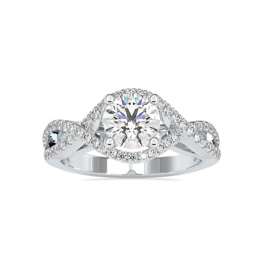 Infinity 1.05ct Round Lab Diamond Ring