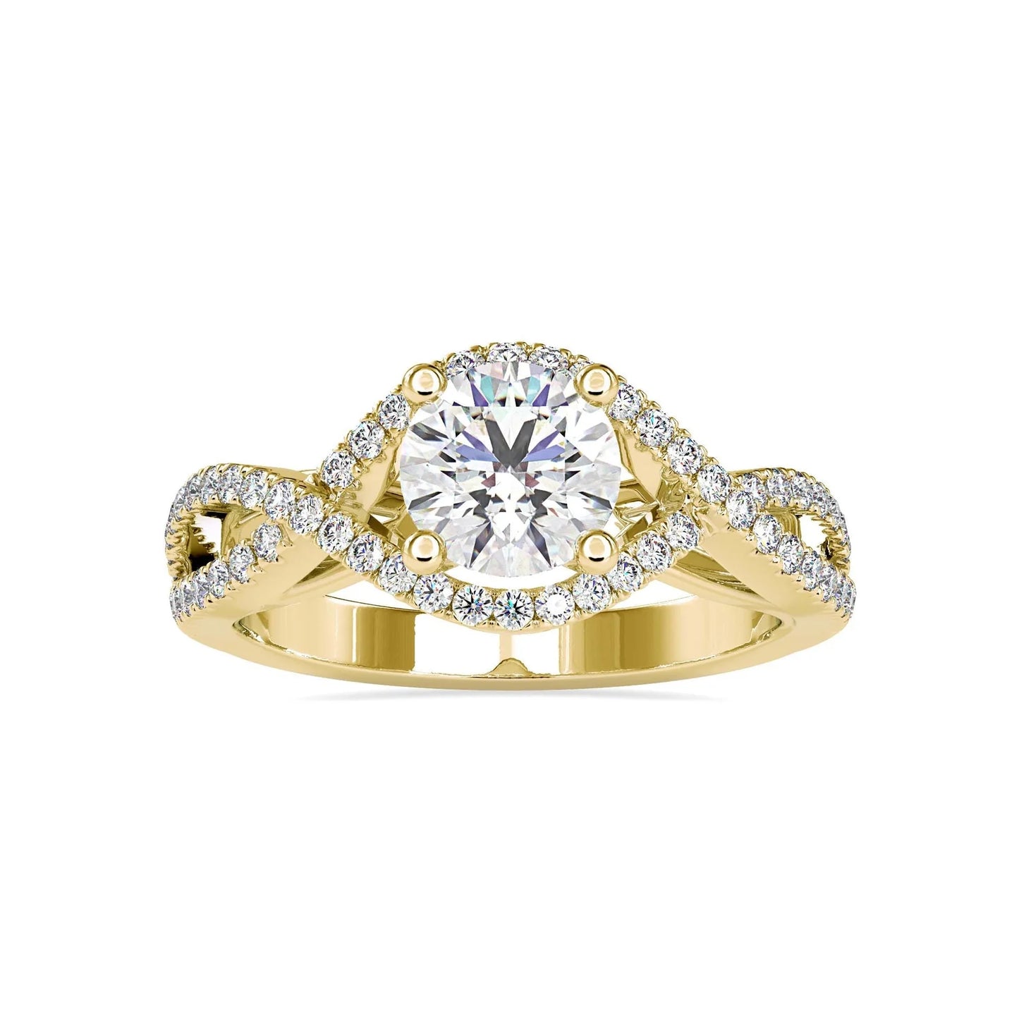 Infinity 1.05ct Round Lab Diamond Ring