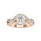 Infinity 1.05ct Round Lab Diamond Ring