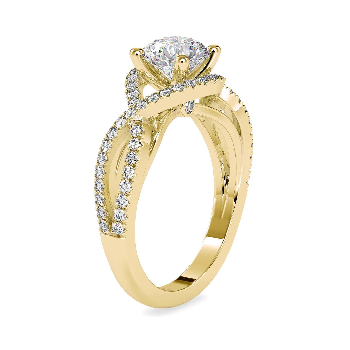 Infinity 1.05ct Round Lab Diamond Ring