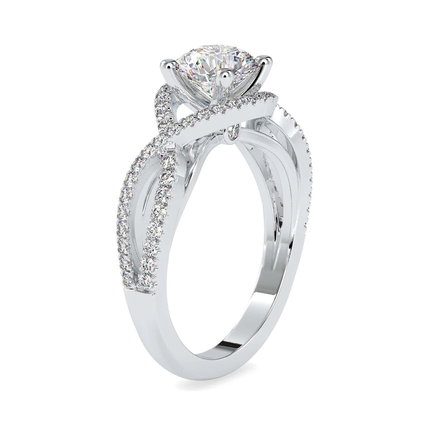 Infinity 1.05ct Round Lab Diamond Ring