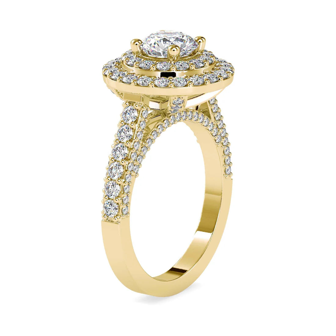 Nimrod Halo 0.75 Pointer Lab Diamond Ring