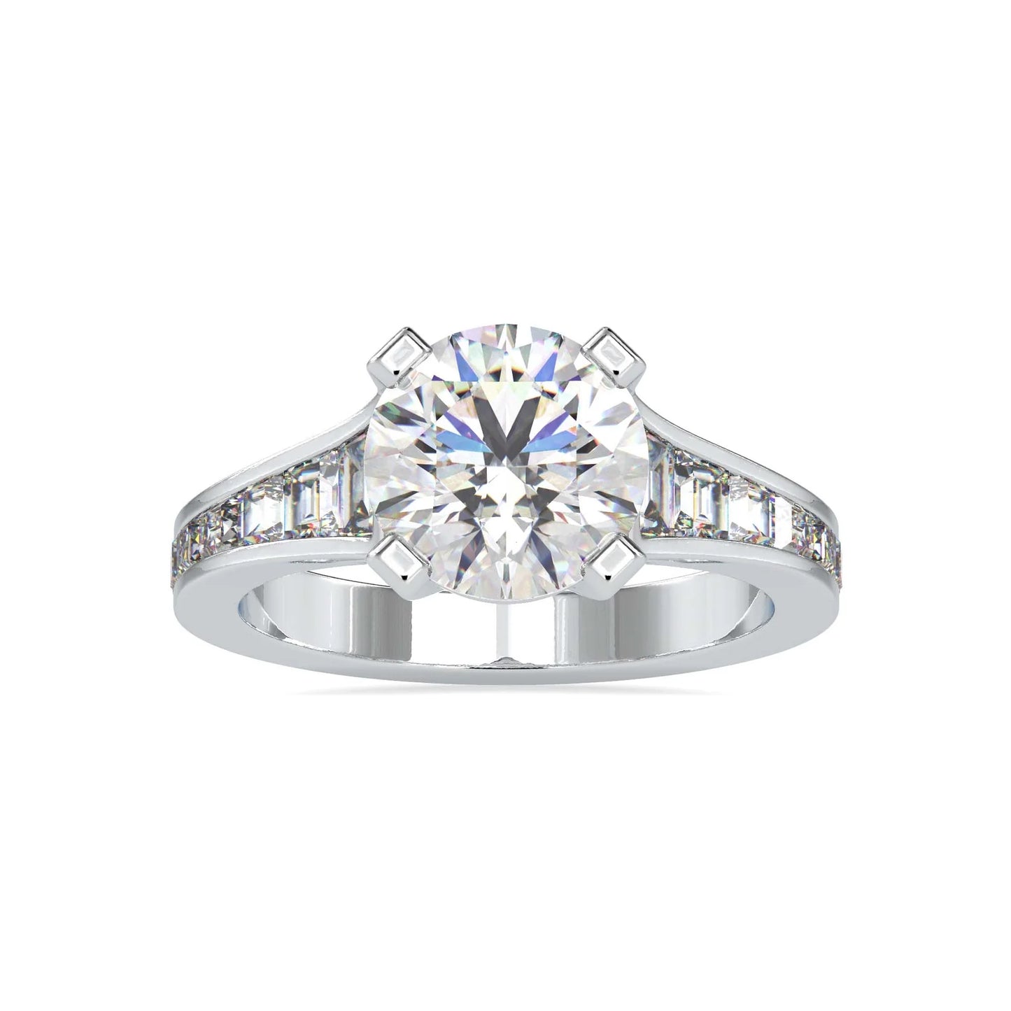 Excurse 1.5ct Round Lab Diamond Ring