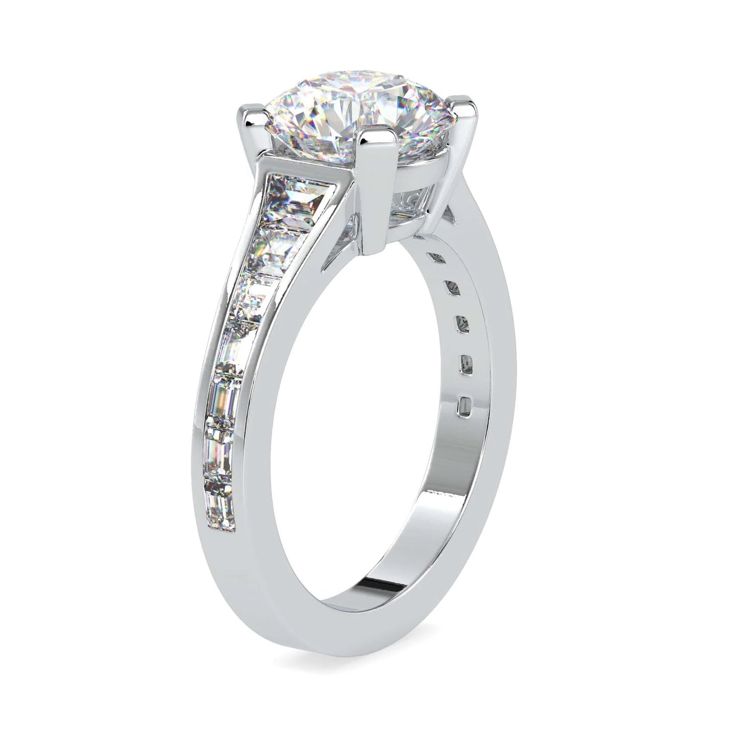 Excurse 1.5ct Round Lab Diamond Ring
