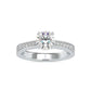 Fancy Frill 0.90 Pointer Round Lab Diamond Ring