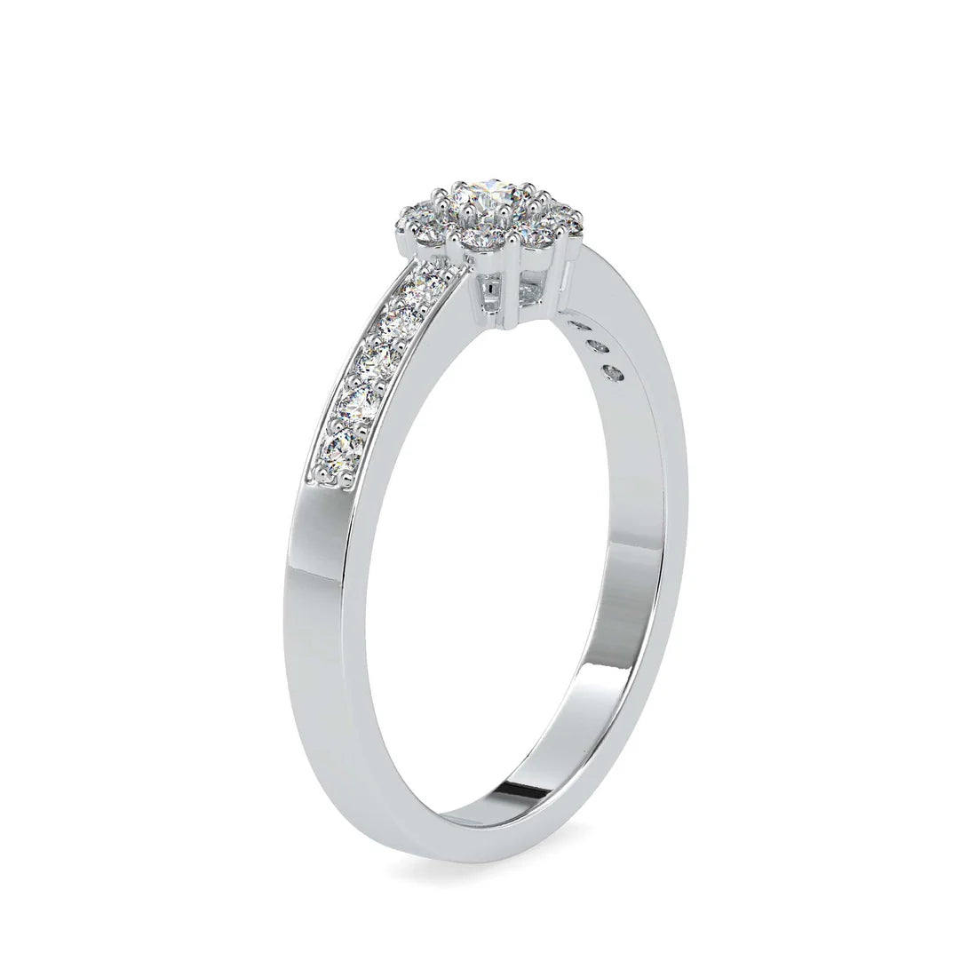 Nova 0.15 Pointer Halo Lab Diamond Ring