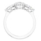 Tram Oval Lab Diamond Ring