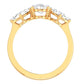 Tram Oval Lab Diamond Ring
